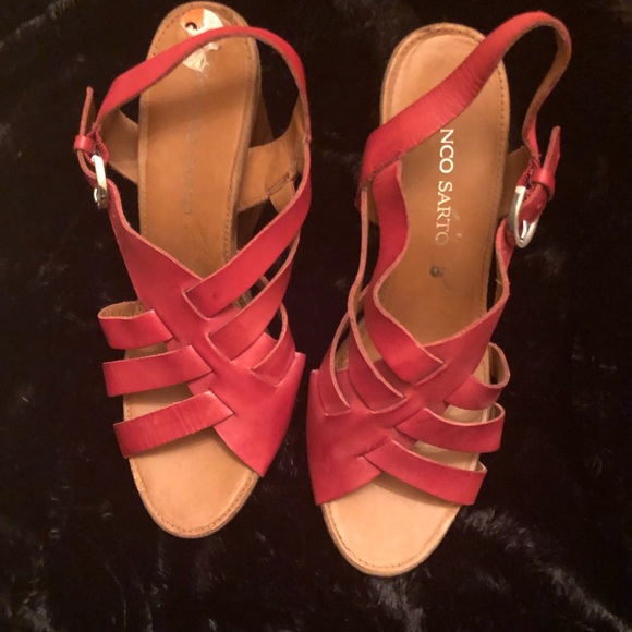 Franco Sarto Shoes - Franco Sarto Sz 9.5 Wedge Heel Sandal